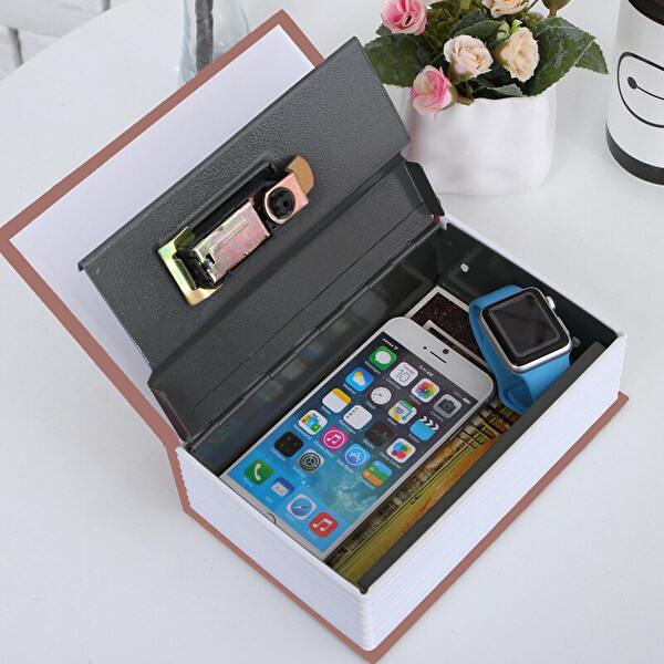 Mühlen Secret Safe 180-I Orta Boy Kitap Şekli Gizli & Şifreli Para ve Değerli Eşya Kasası