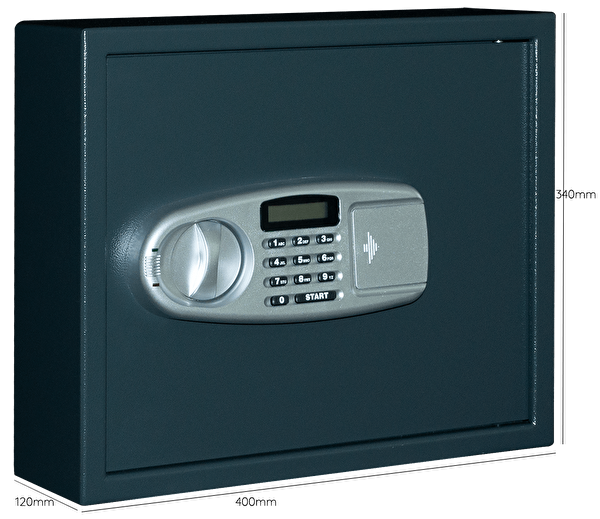 Mühlen Key Box 60 Dijital Şifreli & Anahtarlı Çelik Anahtar Kasası