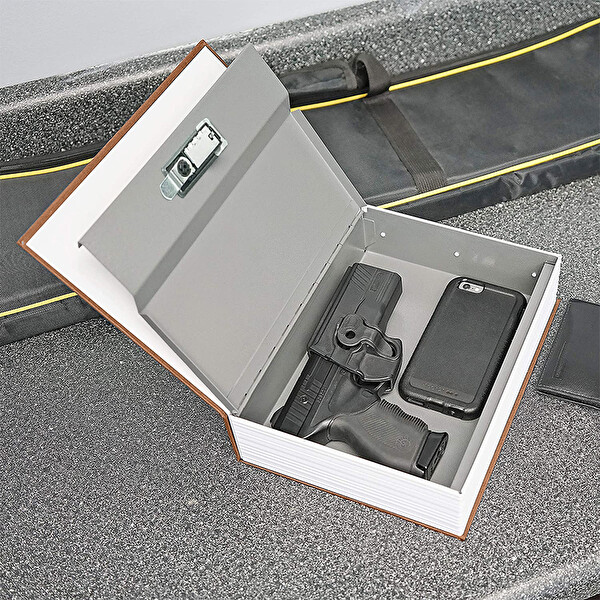 Mühlen Secret Safe 265 En Büyük Boy Kitap Şekli Gizli & Şifreli Para ve Değerli Eşya Kasası