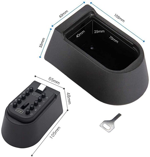 Mühlen Safe Key 9 | 10 Numerik Butonlu Şifreli Çelik Anahtar Kasası