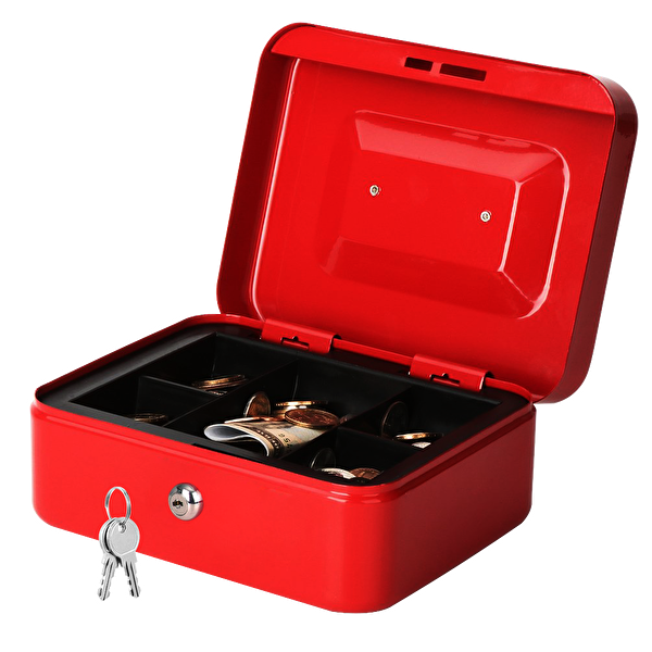 Mühlen Cash Box CB 200 Orta Boy Seyyar Kırmızı Para Çekmecesi