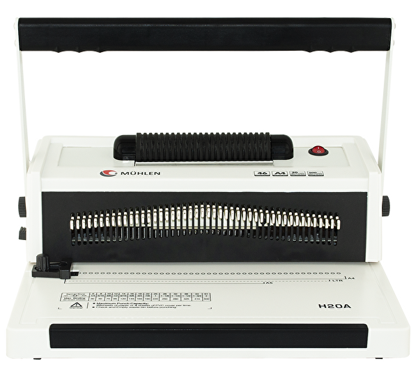 Mühlen H20A Elektrikli Helezon Delme ve Ciltleme Makinesi