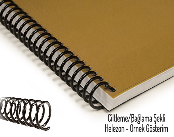 Mühlen H20A Elektrikli Helezon Delme ve Ciltleme Makinesi