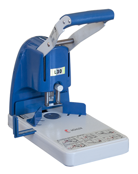 Mühlen L30 Kağıt Köşe Yuvarlak Oval Keme Makinesi ve Kağıt Delme