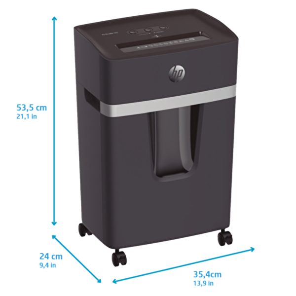 HP Pro Shredder 15CC 20 L Çapraz/Parçacık Kesim Evrak İmha Makinesi