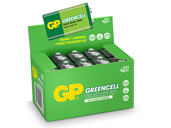1604G Greencell 6F22 1222 9 V 10'lu Pil