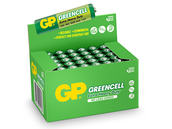 24G Greencell R03 1212 1.5 V 40'lı AAA İnce Kalem Pil