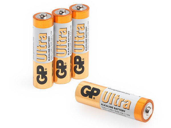 GP GP15AU Ultra Alkalin LR6 E91 1.5 V 4'lü AA Kalem Pil