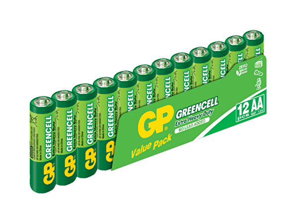 GP GP Greencell GP15G 1.5 V R6P/1215/AA Boy 12'li Kalem Pil