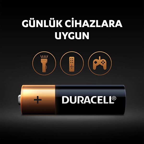 Duracell Alkalin 6'lı AA Kalem Pil