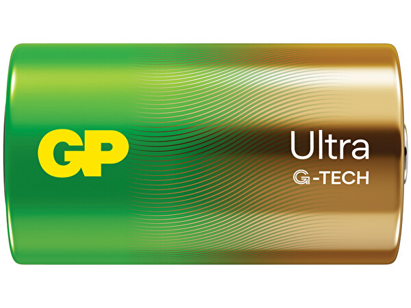 GP G-Tech Ultra Alkalin Kalın LR20 D Boy 1.5V 2'li Pil