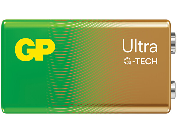 GP G-tech Ultra Alkalin 9V 6LR61 Boy Tekli Pil