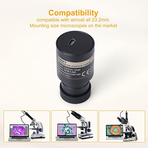 Swift SW380B Binoküler Bileşik Mikroskop 40X-2500X Büyütme