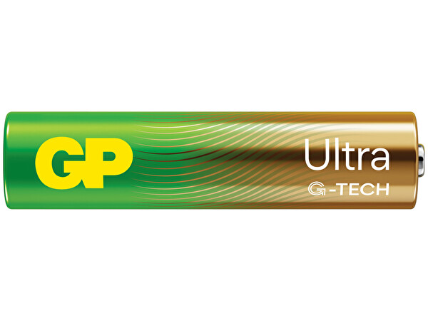 GP Batteries G-TECH Ultra Alkalin İnce LR03 - AAA Boy 1.5V Pil 2'li Kart
