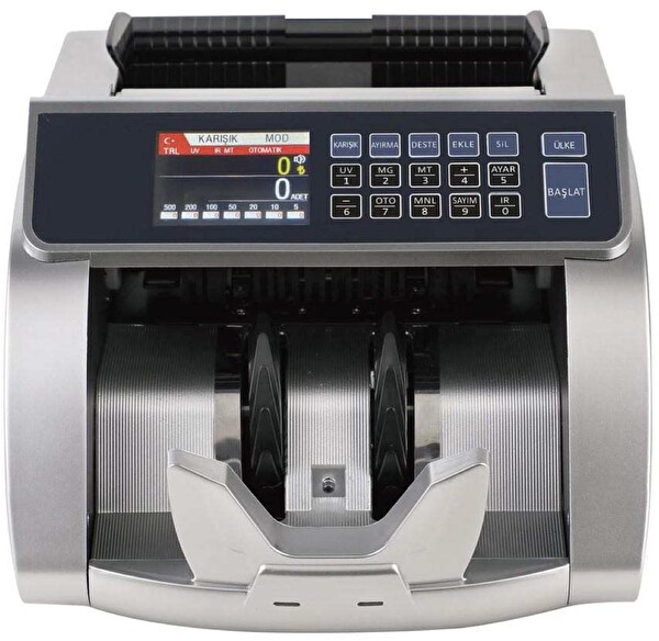 Hemes Plus Gold Mix 2 Ofis Tipi Para Sayma Makinesi ve Sahte Tespitli Ekran