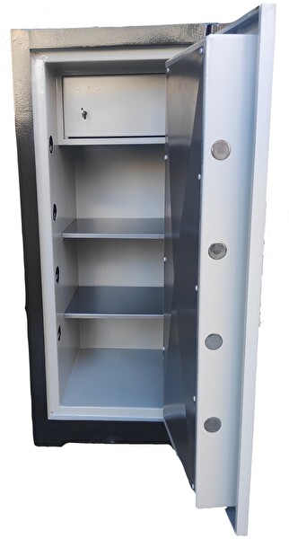 Sur Çelik Para Kasaları 105 CM Şifreli Yangına Dayanıklı Boy Kapak Sur Çelik Para Kasası BK105S