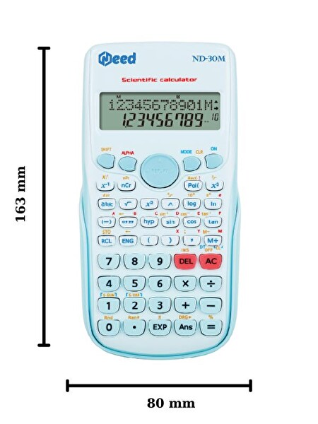 Need ND-82M Mavi 240 Fonksiyonlu Bilimsel Hesap Makinesi