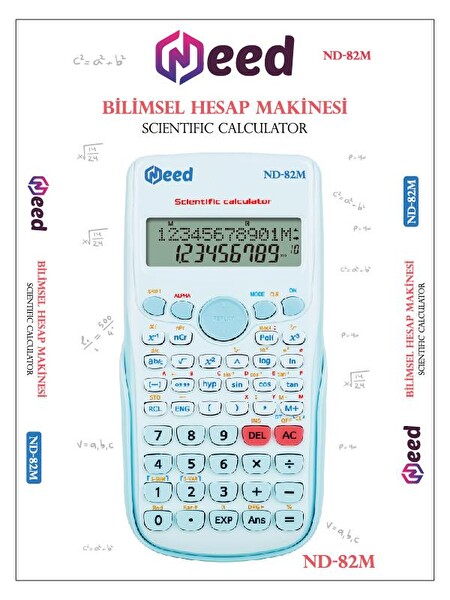 Need ND-82M Mavi 240 Fonksiyonlu Bilimsel Hesap Makinesi