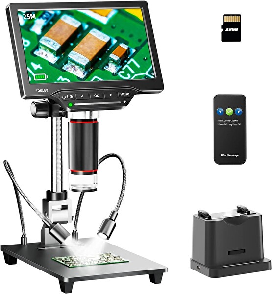 Tomlov DM201 Max HDMI Dijital Mikroskop - 25MP