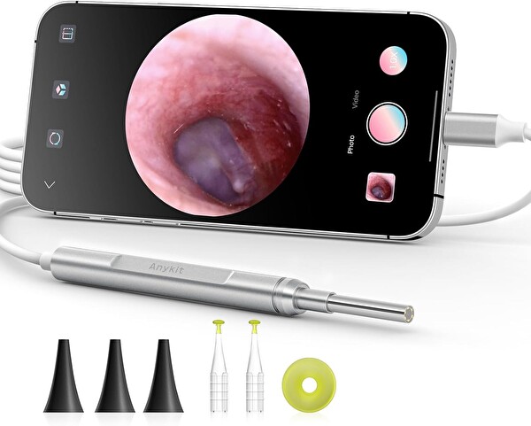 Dijital Otoskop Ultra Net Görüşlü Kulak Kamerası - iPad/iPhone/Android