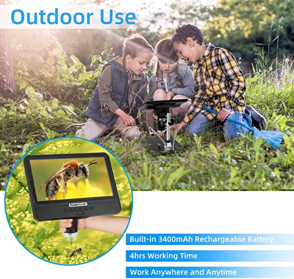 Koolertron 12MP 5X-260X 8.5