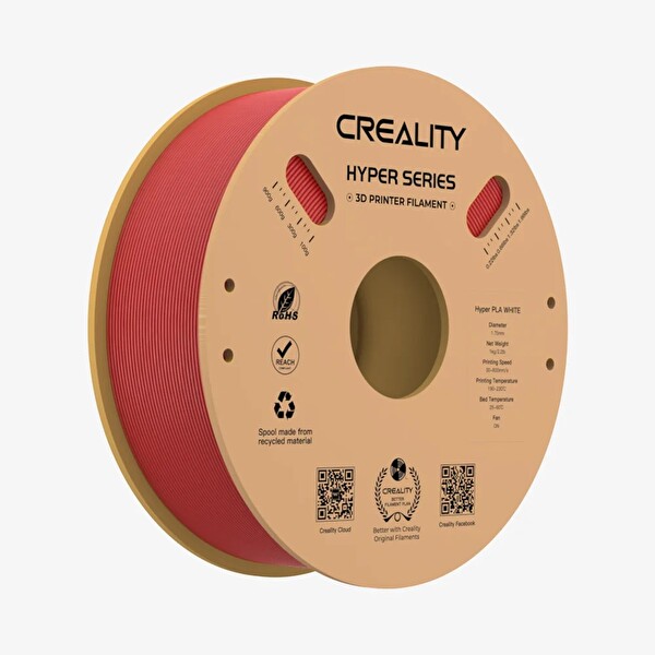 Creality Hyper PLA Filament Kırmızı 1.75 MM 1 KG