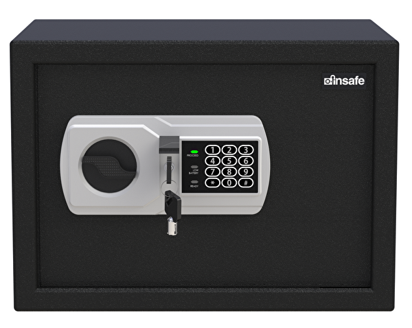 Insafe ISNEKC25 Dijital Orta Boy Çelik Kasa - Para Kasası - Değerli Eşya ve Mücevher Kasası