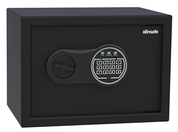 Insafe ISSCEC25 Orta Boy Dijital Çelik Kasa - Para Kasası - Değerli Eşya ve Mücevher Kasası