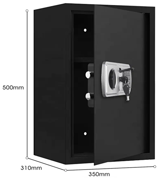 Insafe ISNEKC50 Dijital Ofis Tipi Çelik Kasa - Para Kasası - Değerli Eşya ve Mücevher Kasası