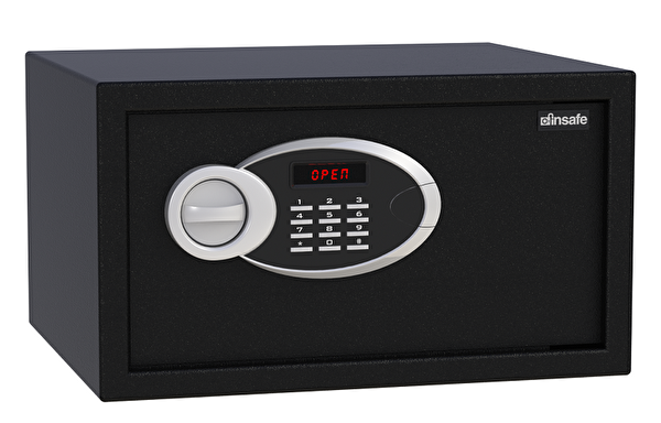 Insafe ISEUC23 Dijital Laptop Tipi Çelik Kasa - Para Kasası - Değerli Eşya ve Mücevher Kasası