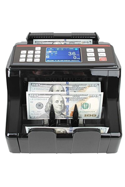 Sigma SC7520B Karışık Para Sayma Makinesi - TL - Euro - USD - Türkçe Sesli Uyarı Müşteri Ekranı