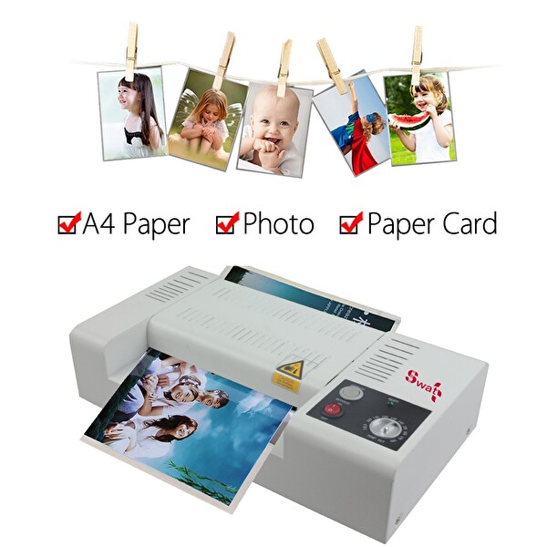 Swat PL 230 A4 Laminasyon Makinesi ve Kimlik Boy Laminasyon Filmi