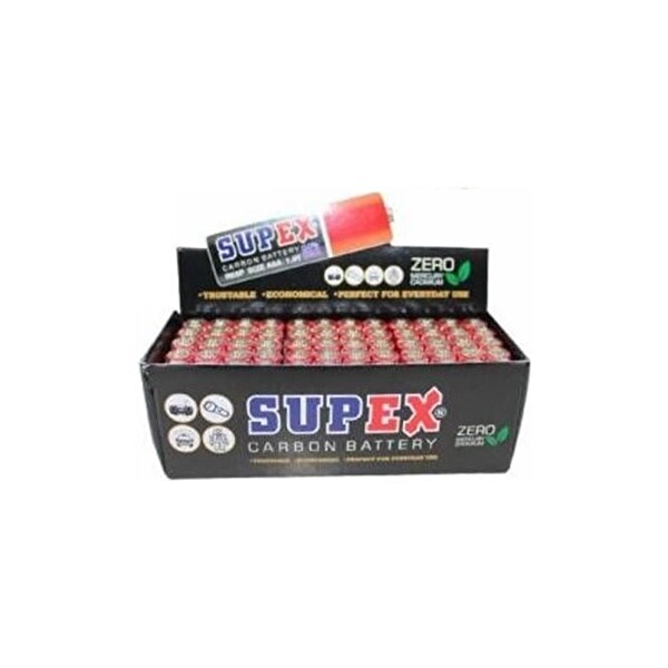 Supex R03 Çinko 60'lı İnce Kalem Pil