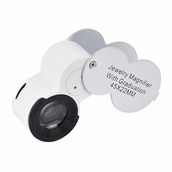 Evimdeyokyok 45X22 Ledli Para Algılama ve Mezuniyet Takı Değerleme Büyüteç