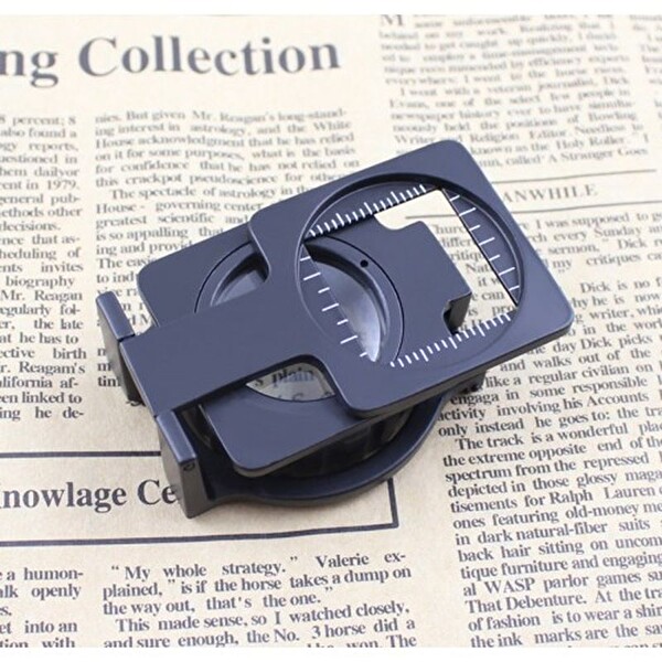 Evimdeyokyok Tekstilciler için Kumaş Kontrolü Büyüteç Katlanan Metal 15X Büyütme