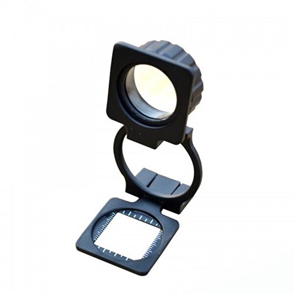 Evimdeyokyok Tekstilciler için Kumaş Kontrolü Büyüteç Katlanan Metal 15X Büyütme