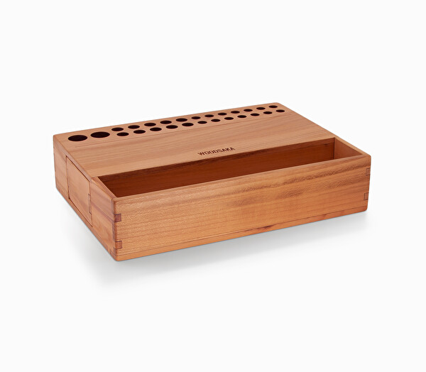 Reka - Mini Çekmeceli Kalemlik Organizer - Kiraz