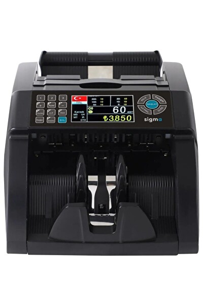 Sigma SC 8520 2025 Model TL ve Euro Karışık Geçersiz Banknot Kontrollü Para Sayma Makinesi