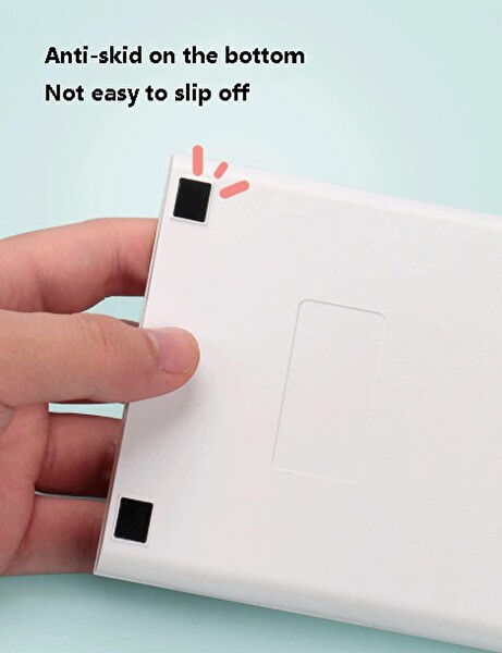 Valkyrie 12 Basamaklı Güneş Enerjili Masaüstü Hesap Makinesi Slim Tasarım Beyaz