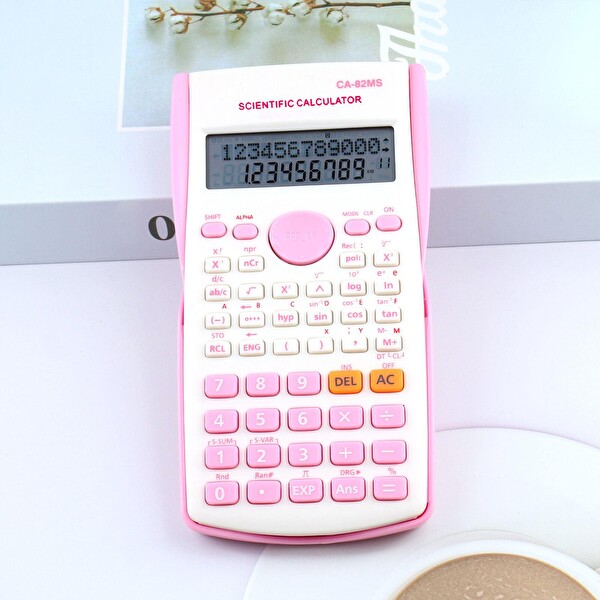 Valkyrie Dexin 240 Fonksiyonlu Çift Satır Bilimsel Hesap Makinesi Beyaz