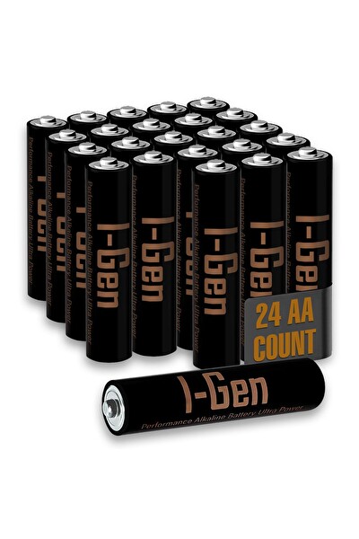 I-Gen Batteries Ultra Alkalin Kalem Pil AA 24'lü Paket