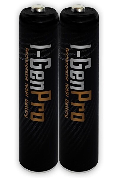 I-Gen Batteries Pro Series 2 Adet AAA Şarj Edilebilir Pil 1100 mAh Yüksek Kapasite 1.2v Ni-MH