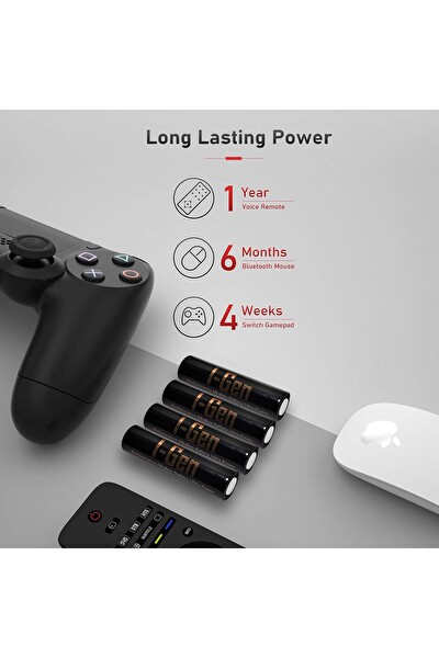 I-Gen Batteries Ultra Alkalin Pil AA 12'li Paket Ultra Alkalin Pil