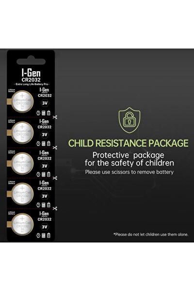 I-Gen Batteries Cr2032 Pil 5'li Paket