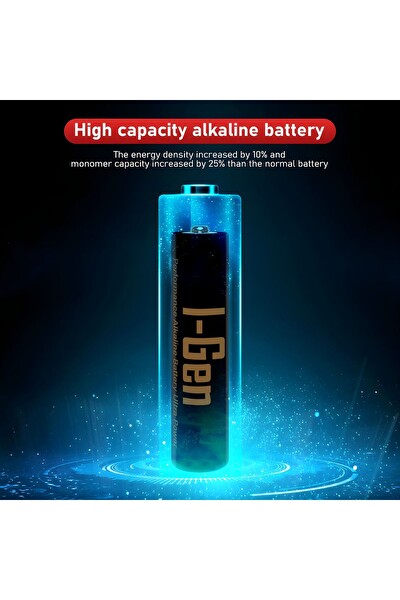 I-Gen Batteries Ultra Alkalin Pil AAA 12'li Paket Ultra Alkalin Pil