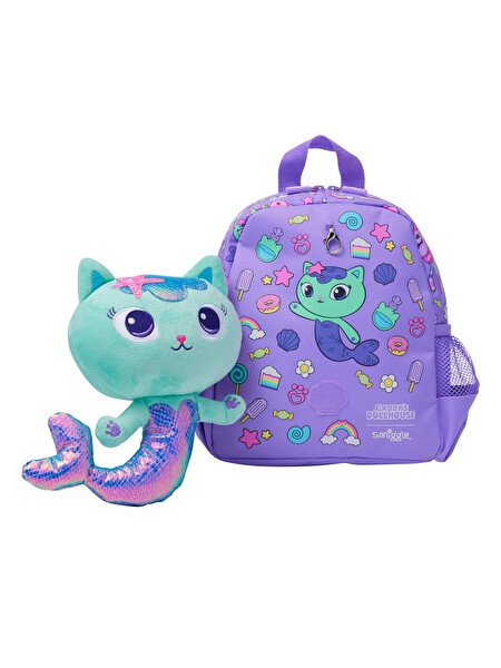 Smiggle Gabbys Dollhouse Kreş Çıkarabilir Oyuncaklı Sırt Çantası