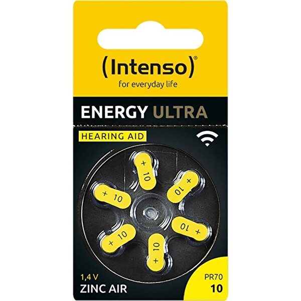 Intenso Energy Ultra Hearing Aid A10 6 Adet