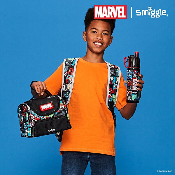 Smiggle Marvel Çift Katlı Beslenme Çantası