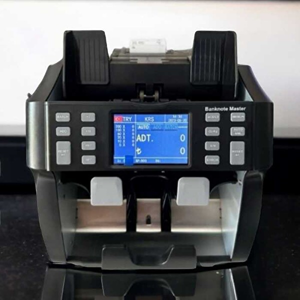 Banknote Master 10 Ülke Destekli Çift Katlı Para Sayma Makinesi