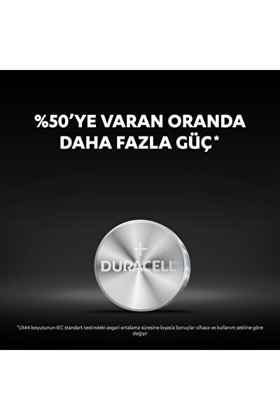 Duracell 1.5V LR44 10'lu Paket Alkalin Özel Pil